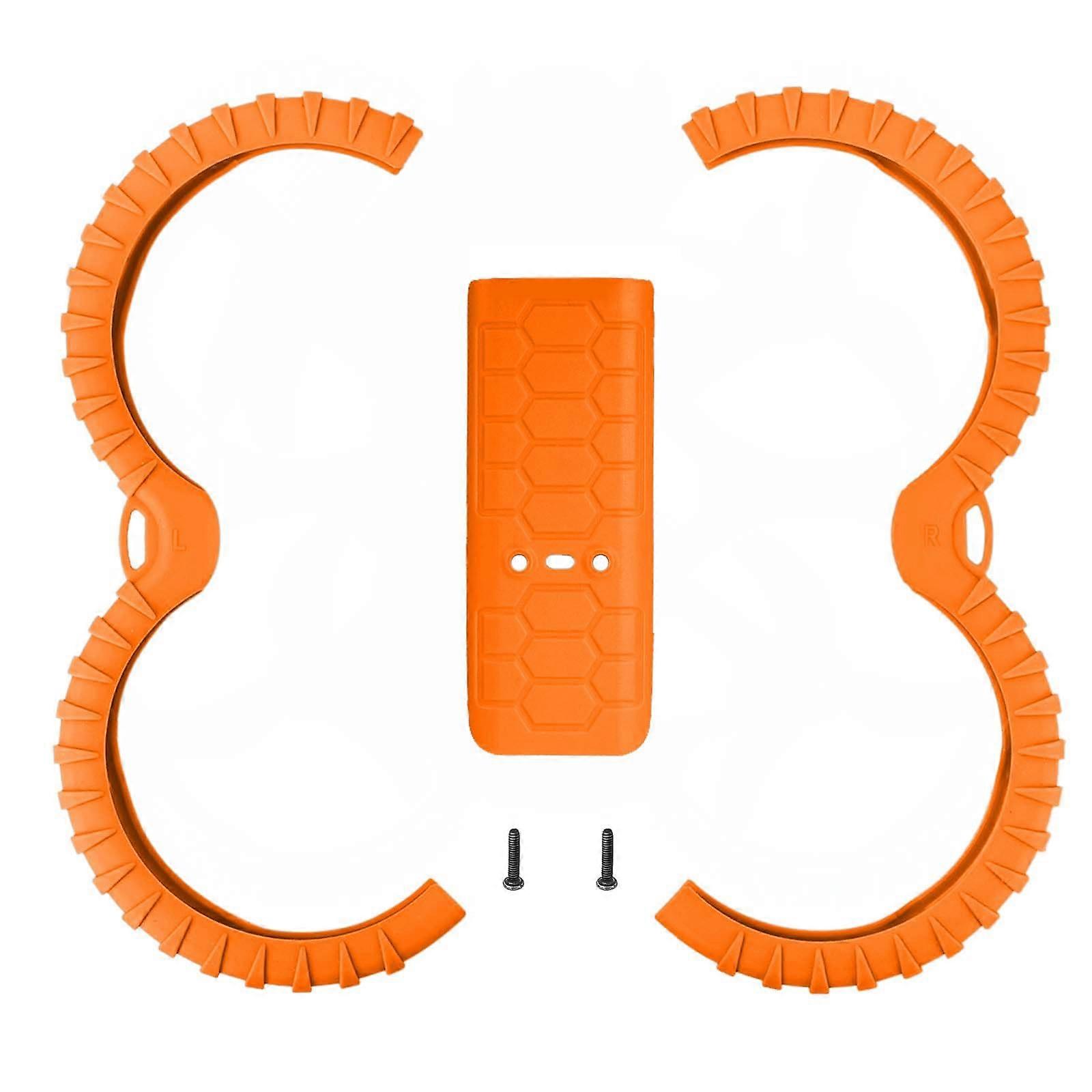 Scratch Resistant Back Protector Compatible with DJI Avata 2 Orange Drop Proof Protective Plate
