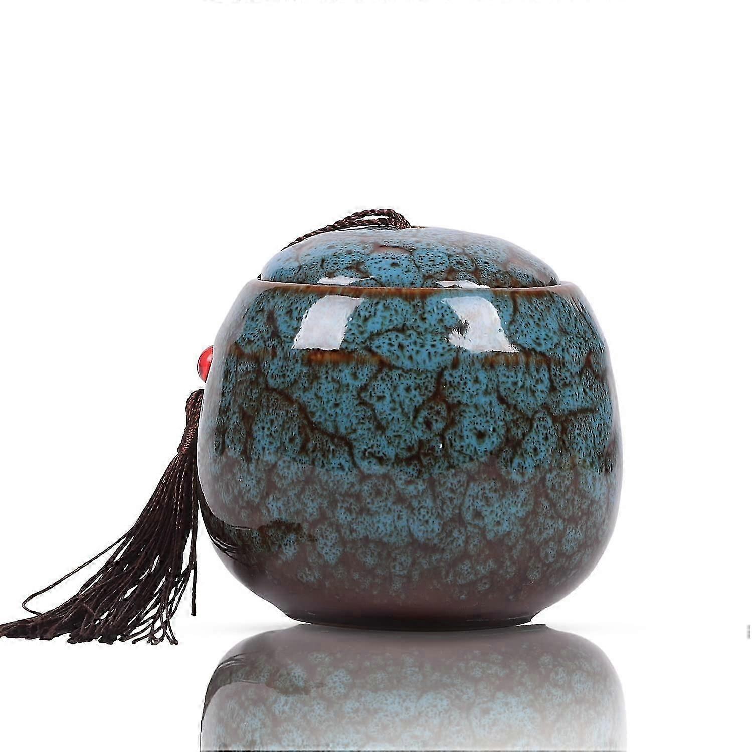 Handcrafted Ceramic Mini Urn for Ashes - 10cm Keepsake