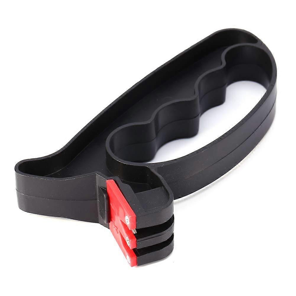 2in1 Knife and Scissors Sharpener, Professional Easy Grip Blade Sharpens Up to 10,000 Times