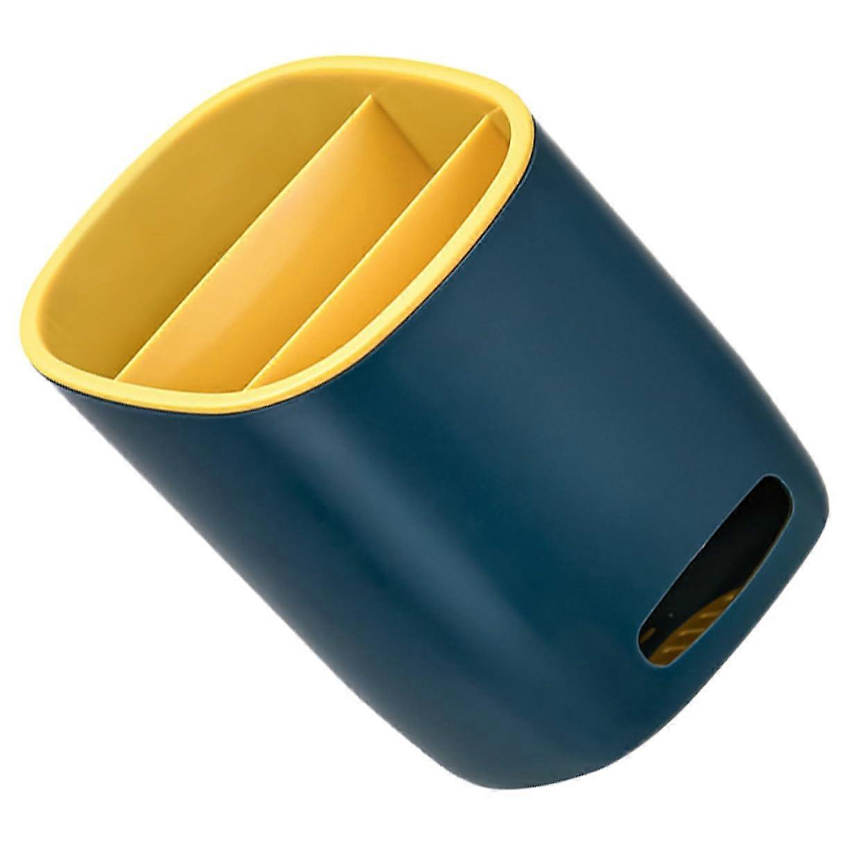 Chopstick Holder with Fast Drain, Plastic Flatware Storage Box, SpaceSaving Kitchen Utensil Organizer