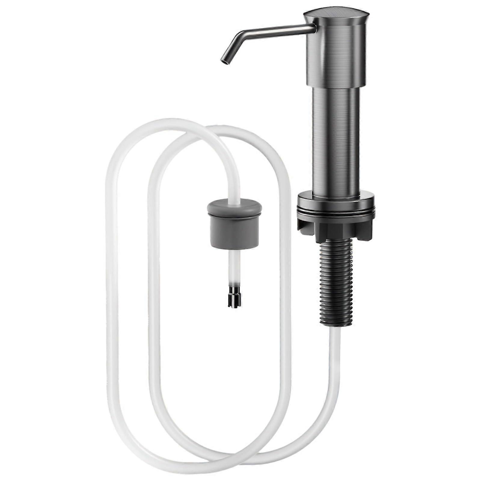 Touchless Stainless Steel Kitchen Soap Dispenser with Extendable Hose and Easy  Refill