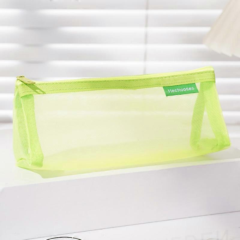 HE CHOOSES D047 Nylon Mesh Pencil Bag Student Triangular Stationery Storage Bag