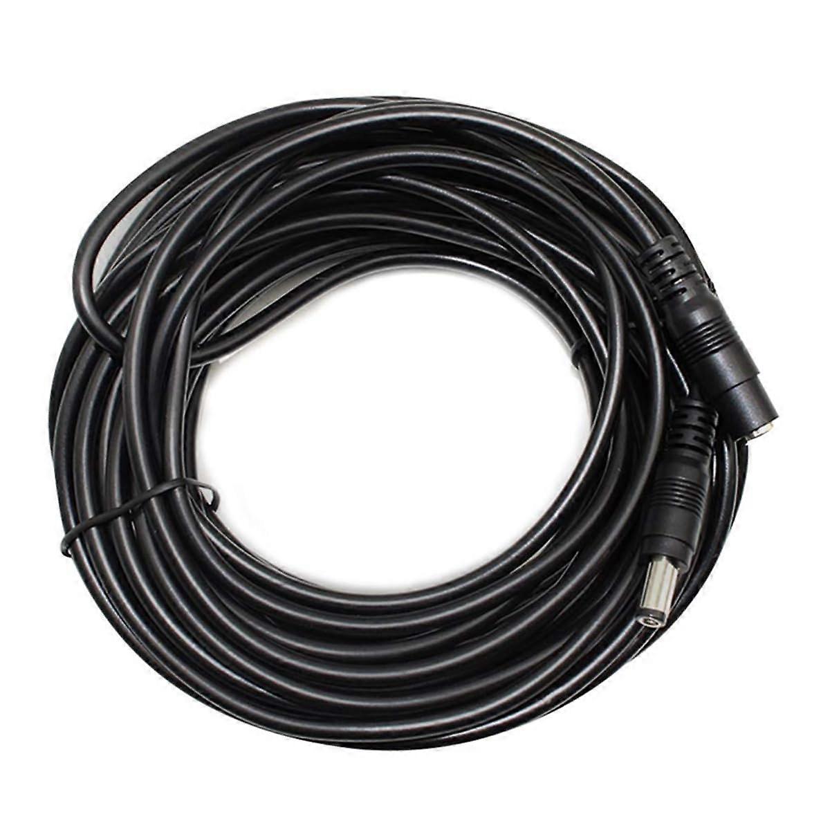Power Extension Cable 33ft DC 12V for CCTV Security Camera and LED Lights Extra Long Reach
