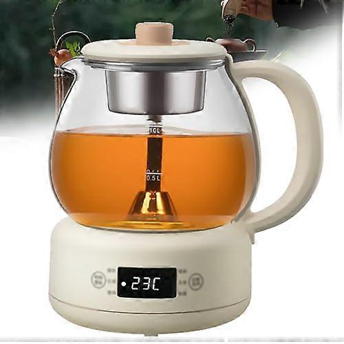 Electric Tea Maker with Smart Temperature Control and Removable Filter, Large Capacity for Home or Office