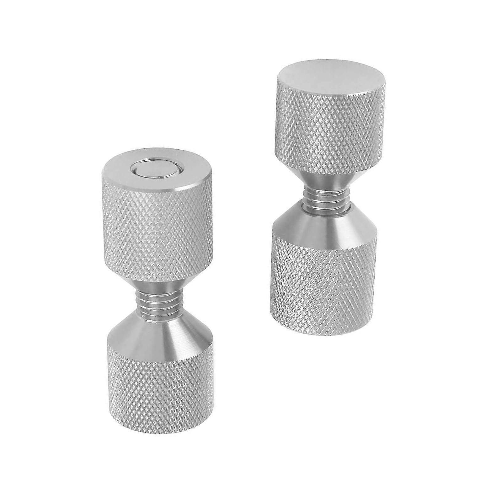 2pcs Aluminum 2 Hole Flange Alignment Tool with Pins, Durable Oxidation Resistant for Mechanical Assembly