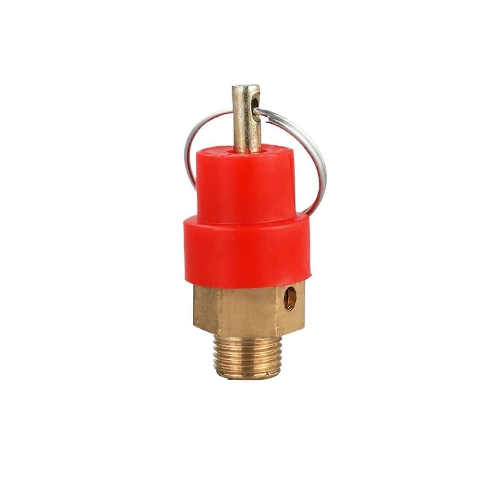 Air Compressor Safety Valve Brass Pressure Relief 8KG Spring Loaded 1/8' 1/4' Durable