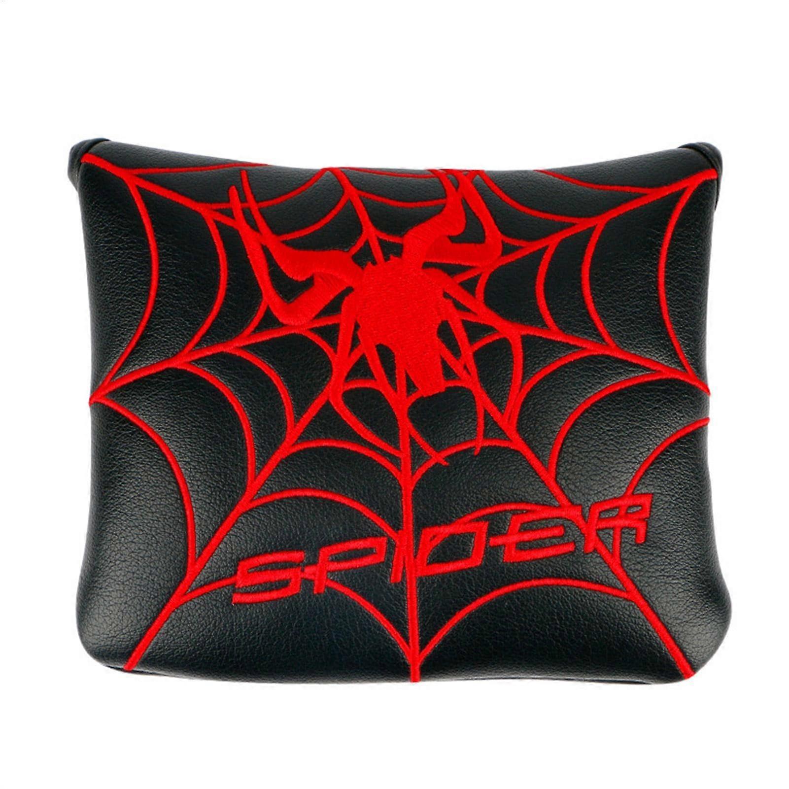 Leather Square Golf Headcover with Magnetic Closure for Spider Mallet Putter