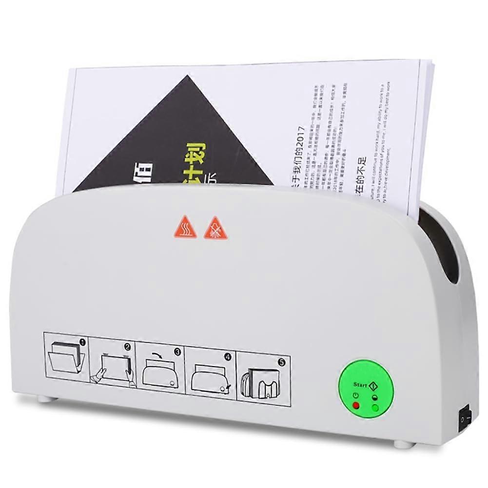 A4 Thermal Binding Machine 33mm Capacity, Electric Hot Melt Binder for Fast Office Document Binding