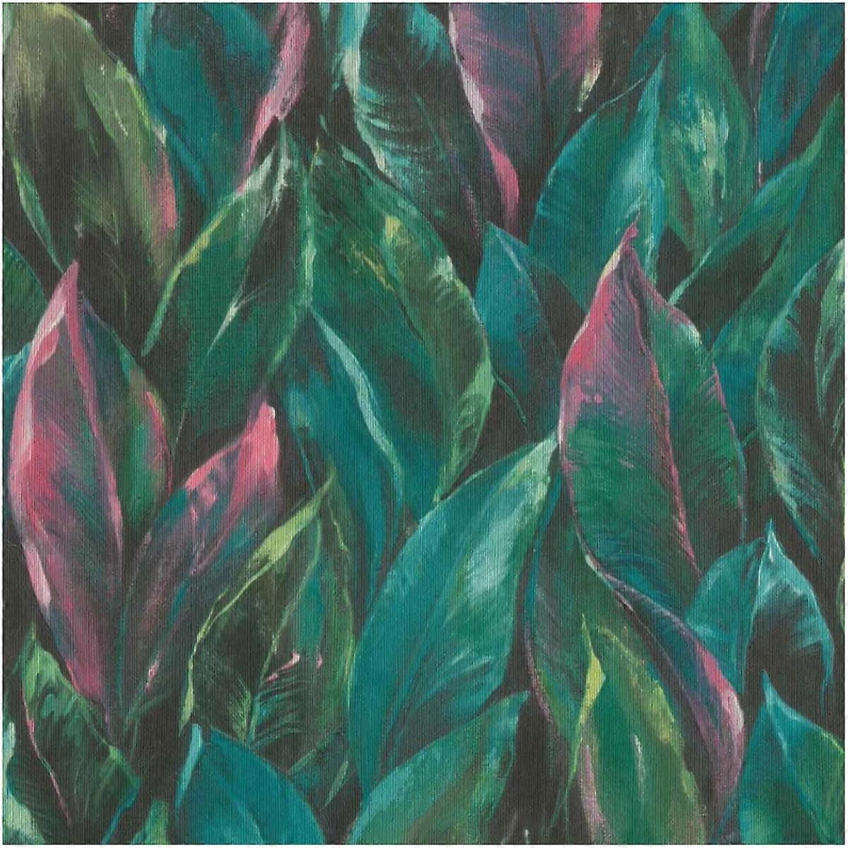 Green Botany Leaf Wallpaper