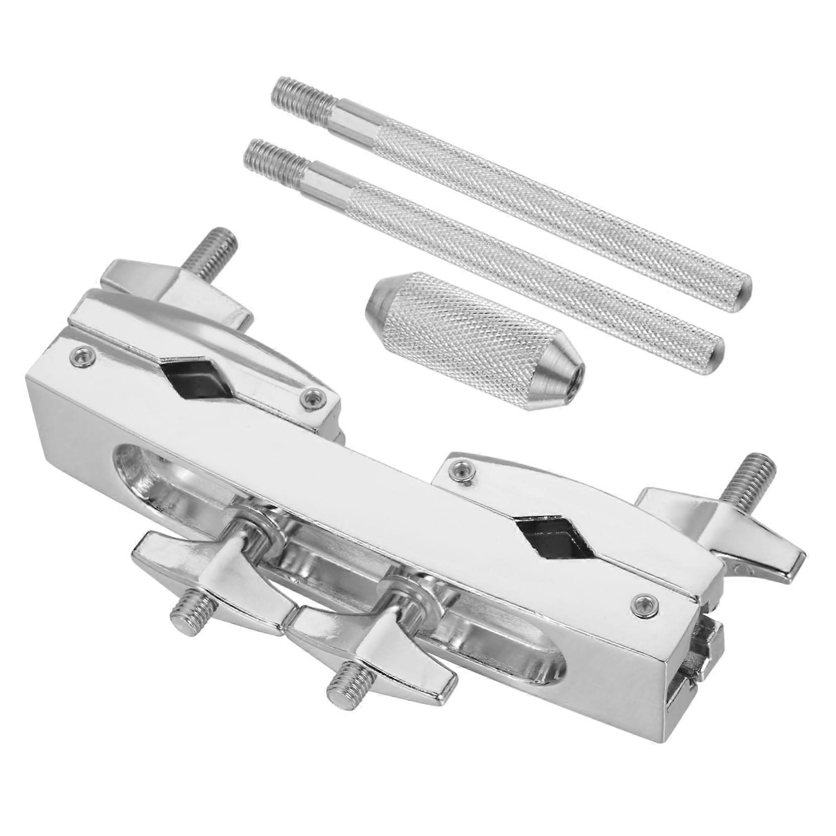 Adjustable Cowbell Holder Clamp for Drum Set, Universal Percussion Mount Bracket with Durable Finish