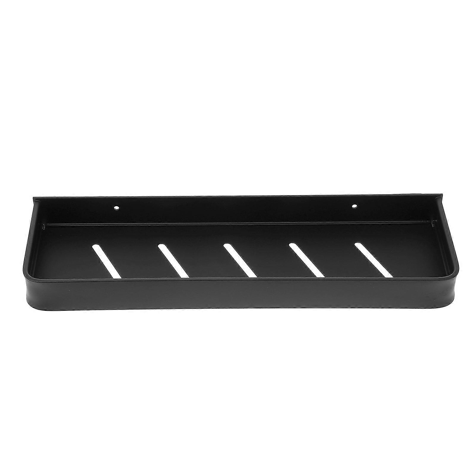 Kitchen Storage Shelf Wall Rack for 2Sets Black