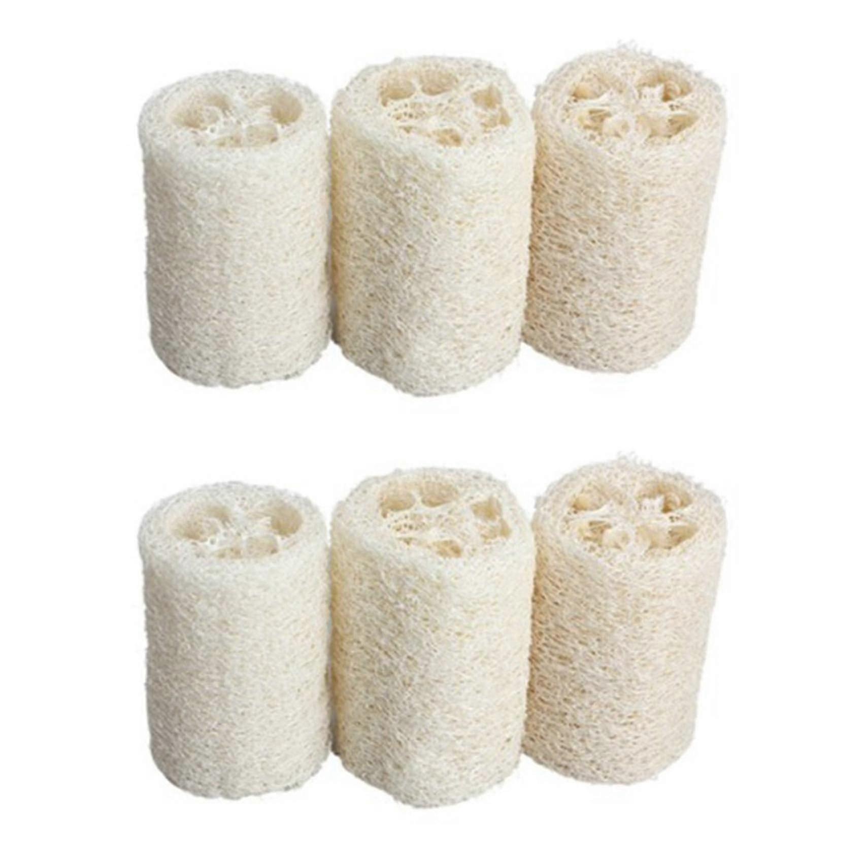 Compatible Withcompatible With3pcs Natural Loofah Bath Body Shower Sponge Scrubber (large)