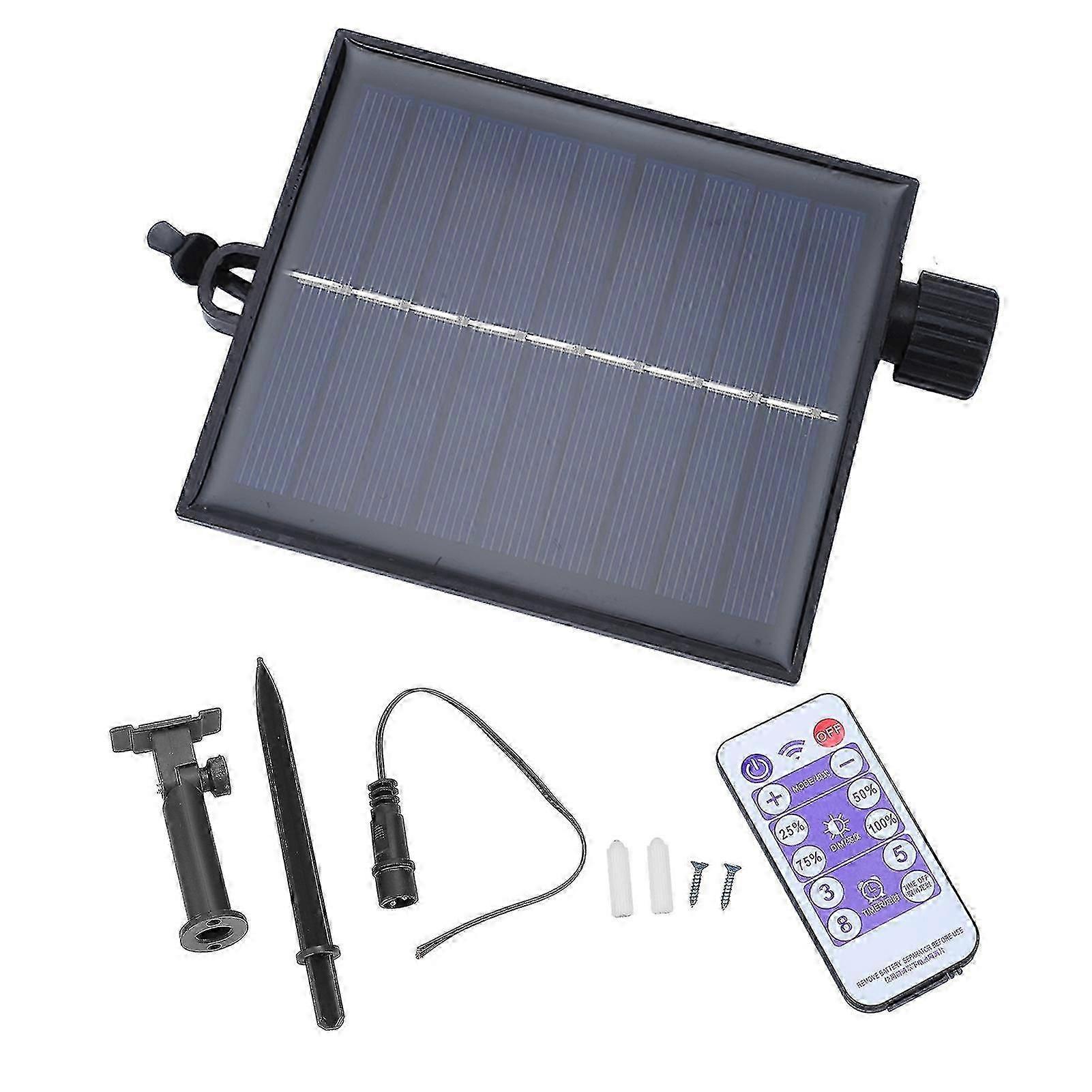 Waterproof circuit board for solar string lights with adjustable luminance
