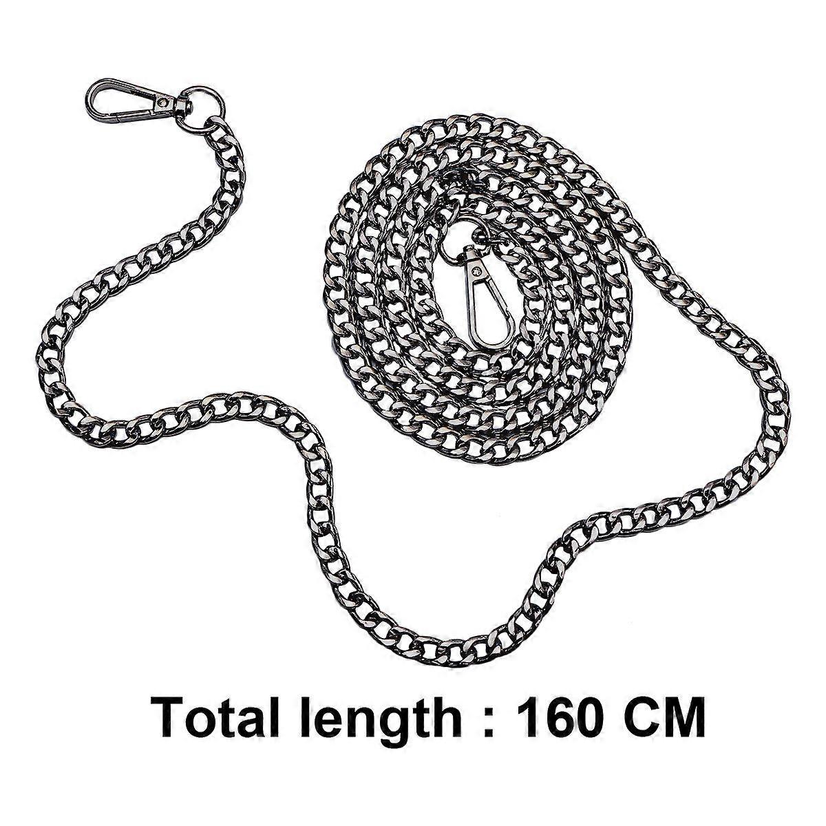 Five Hardware Chain Strap Iron Flat Chain for Bag Use 1Pcs