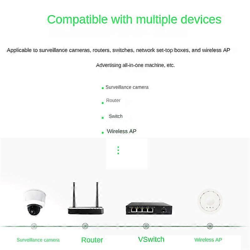 4 Port Gigabit POE Extender 100/1000M Network Switch Extender