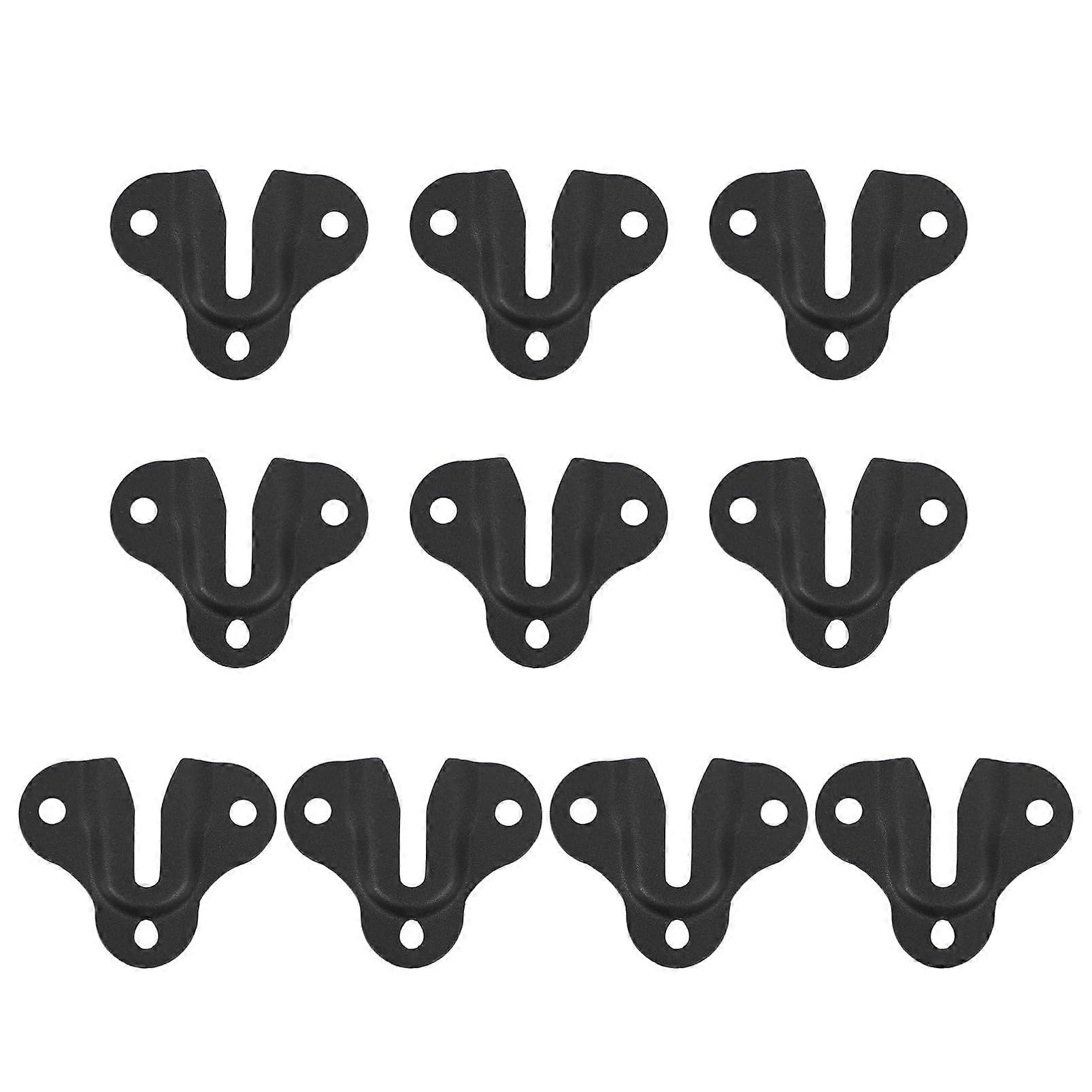 Picture Hanging Hardware Flush Mount Brackets 10pcs Secure Interlock for Frames Mirrors Shelves