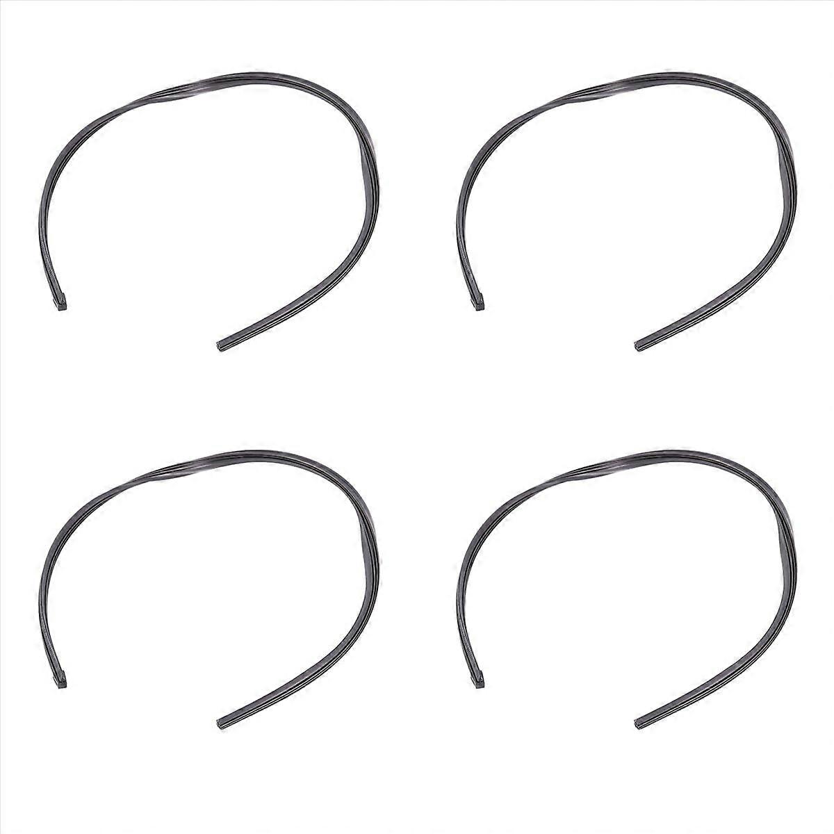 Recarga de lâmina de limpador de para-brisa de silicone de 28 polegadas e 6 mm universal para veículos