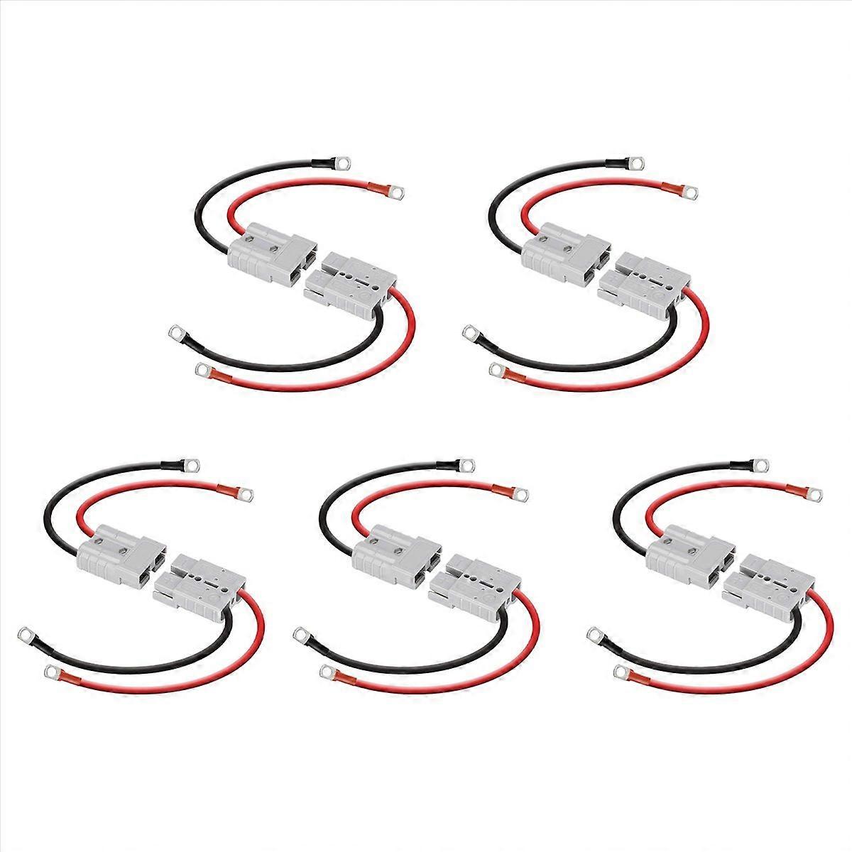 Anderson Connector 50A Kit Anderson Plug 8 Guage 30cm