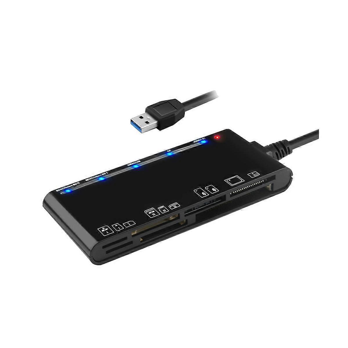 7 in 1 USB 3.0 Multifunction Card Teader /XD//SD/TF Card Reader for Windows Vista/XP/7/8/10/, Linux