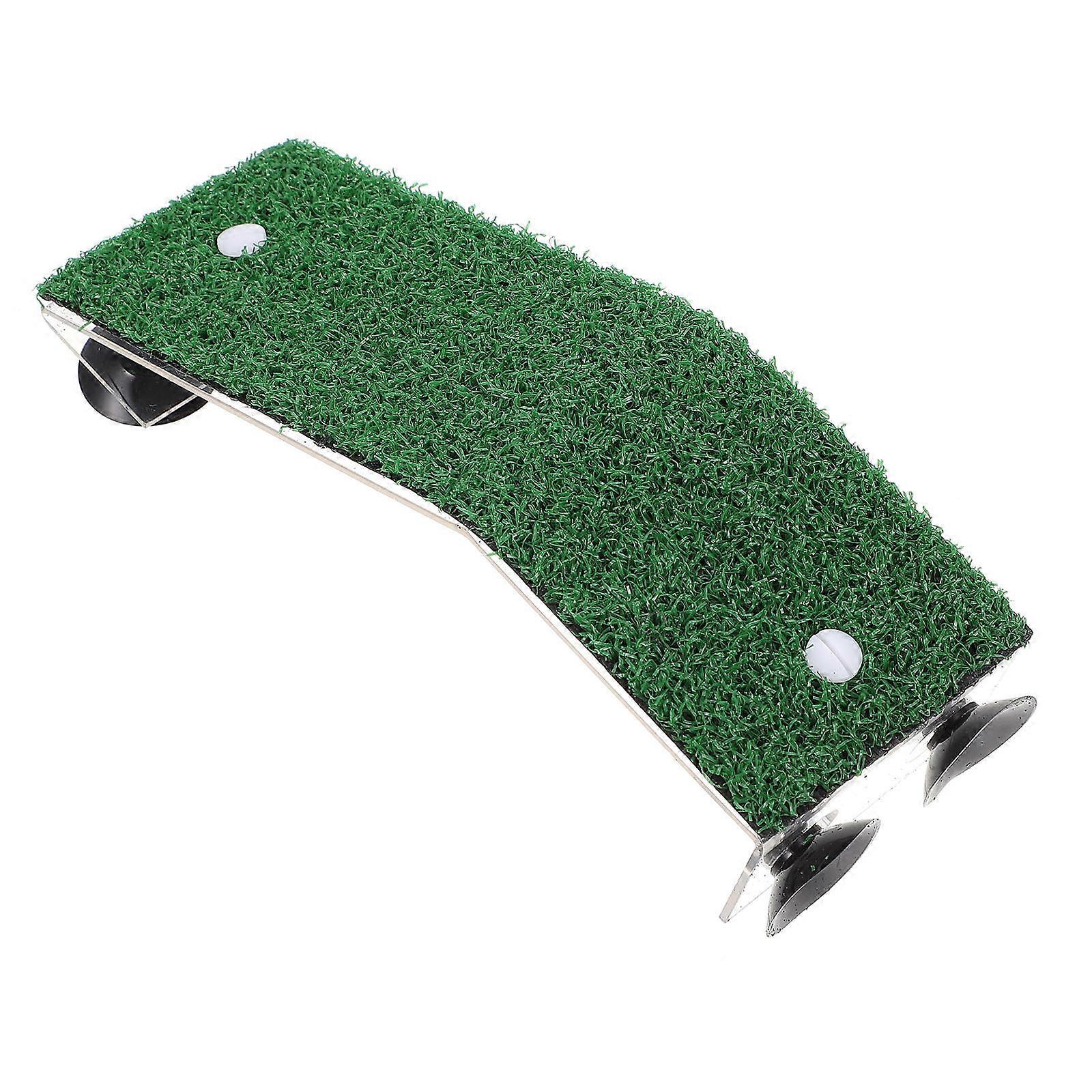 Turtle Rest Platform Plastic Green Creative Floating Island for Fish Tank