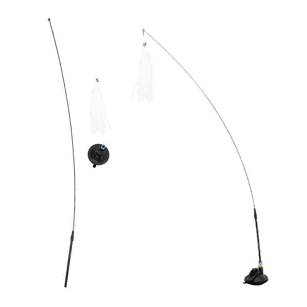 Interactive Cat Teasing Toys Cat Teaser Wand for Playing Use 1Set