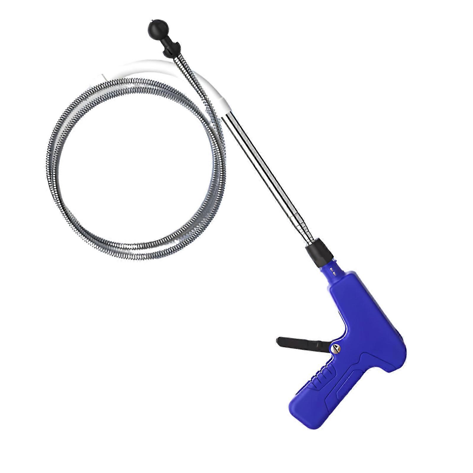 Flexible Pipe Cleaning Instrument For Kitchen Bathroom And Main Drain Systems Featuring Solid Metal Construction Multicolor