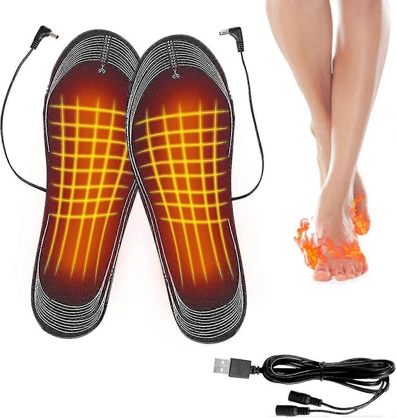 USB Rechargeable Heated Insole for Winter