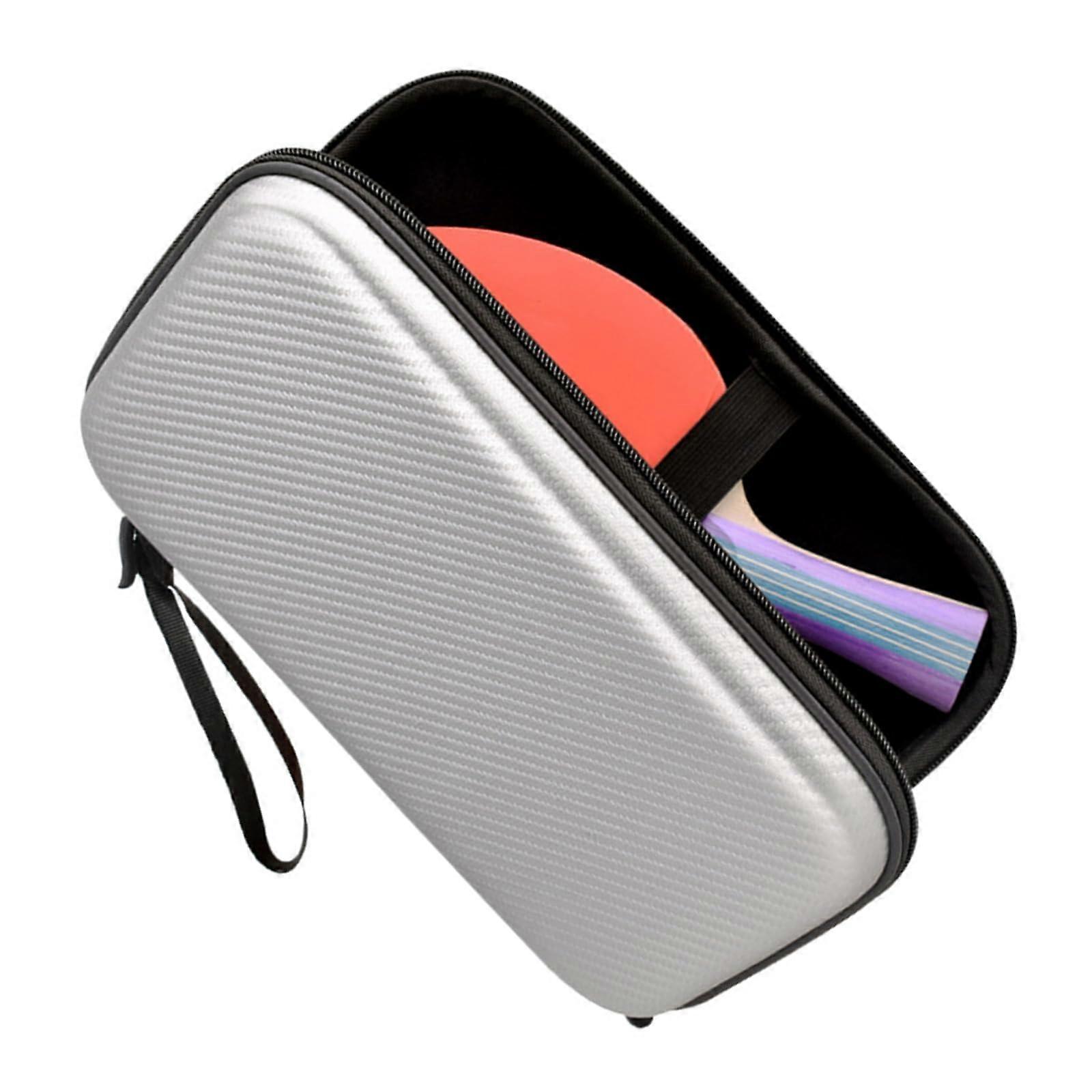 Waterproof Table Tennis Racket Bag with ShockResistant Padding and Large Capacity Storage