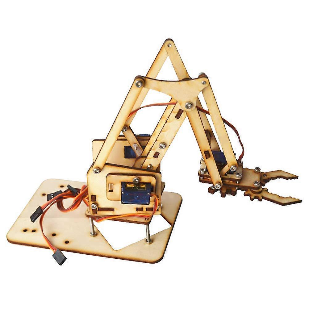 Robotic Arm Kit with Precise Servo Control, DIY Plastic Robot Arm for Education and Prototyping