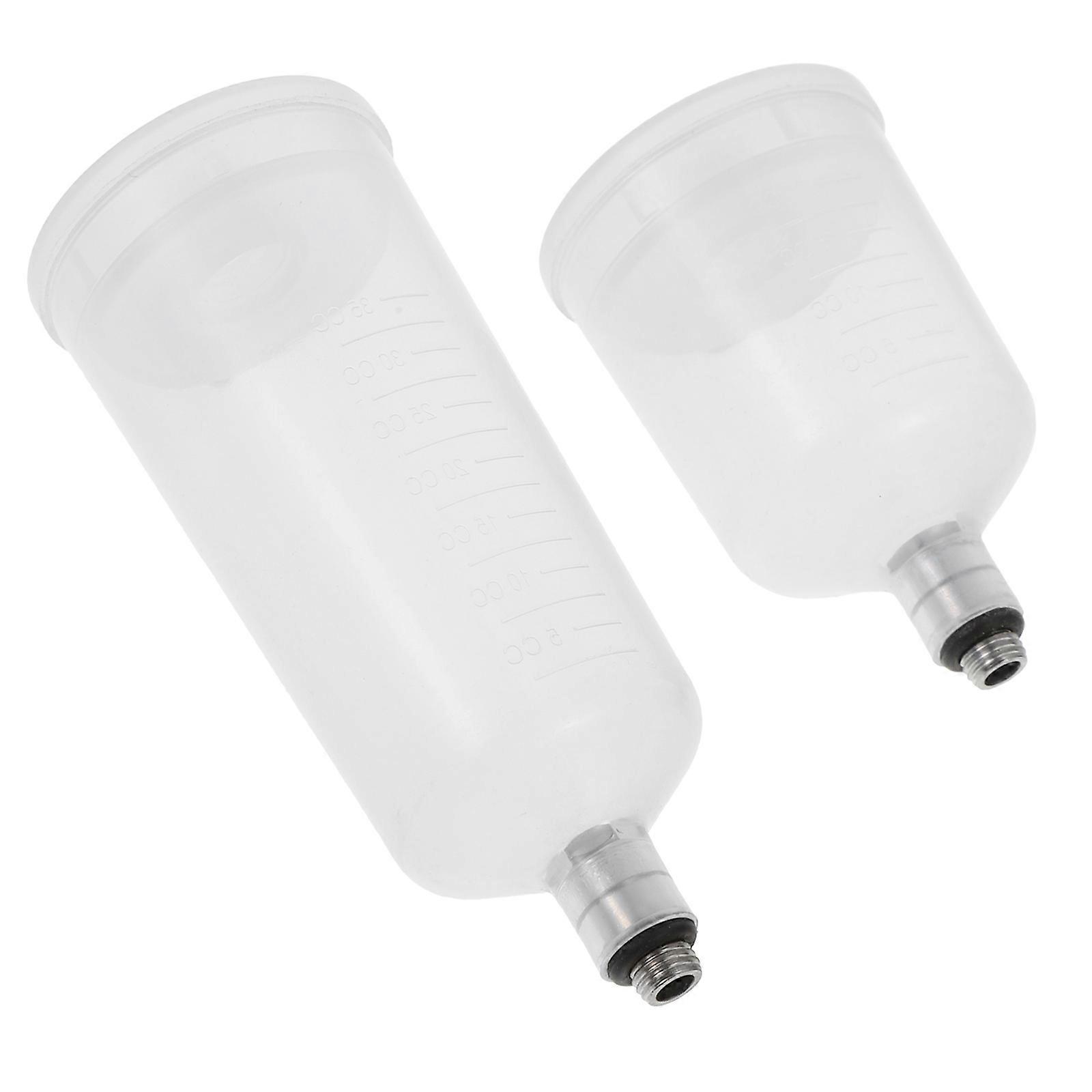 2PCS Split-type Airbrush Use Paint Container Replaceable Airbrush Pigment Cup