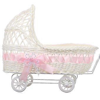 Trolley Shaped Woven Basket Baby Shower Candy Basket Favors Basket Flower Basket Decor