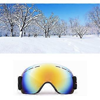 Skibriller vindsikker Uv-beskyttelse Snøbriller Full Revo Mirror Lens Menn Kvinner