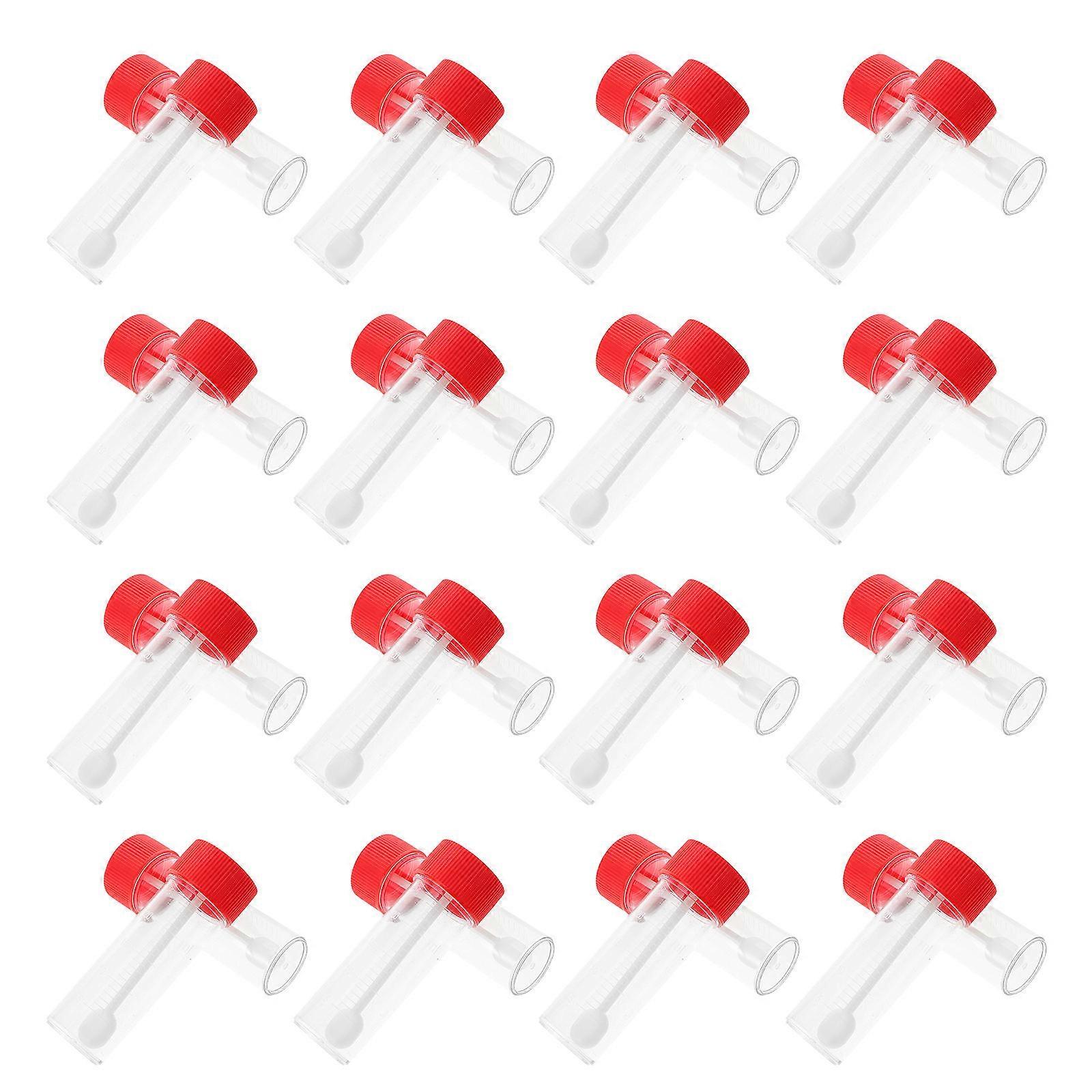 Red Plastic Sample Collection Cup for Urine Testing with 50Pcs