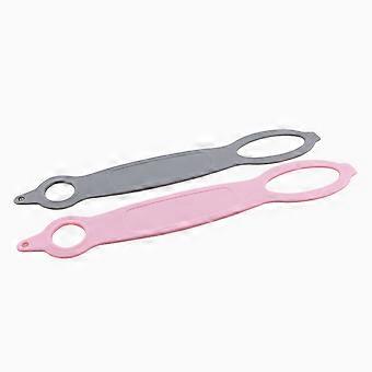 Water Bottle Handle Strap Handheld Conversion For Jogging Yellow 4Pcs