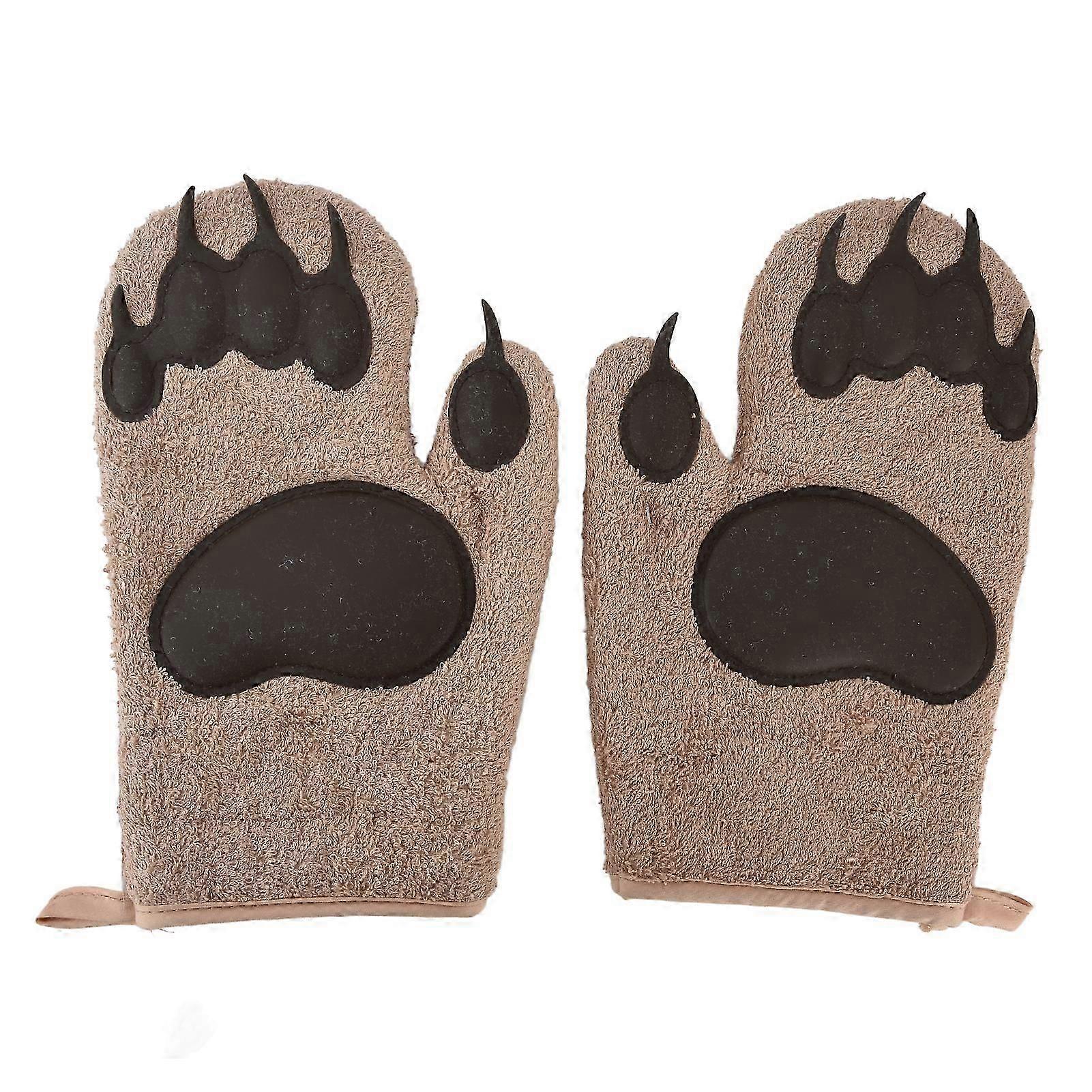 Silicone Kitchen Microwave Thickened Heat Resistant Gloves