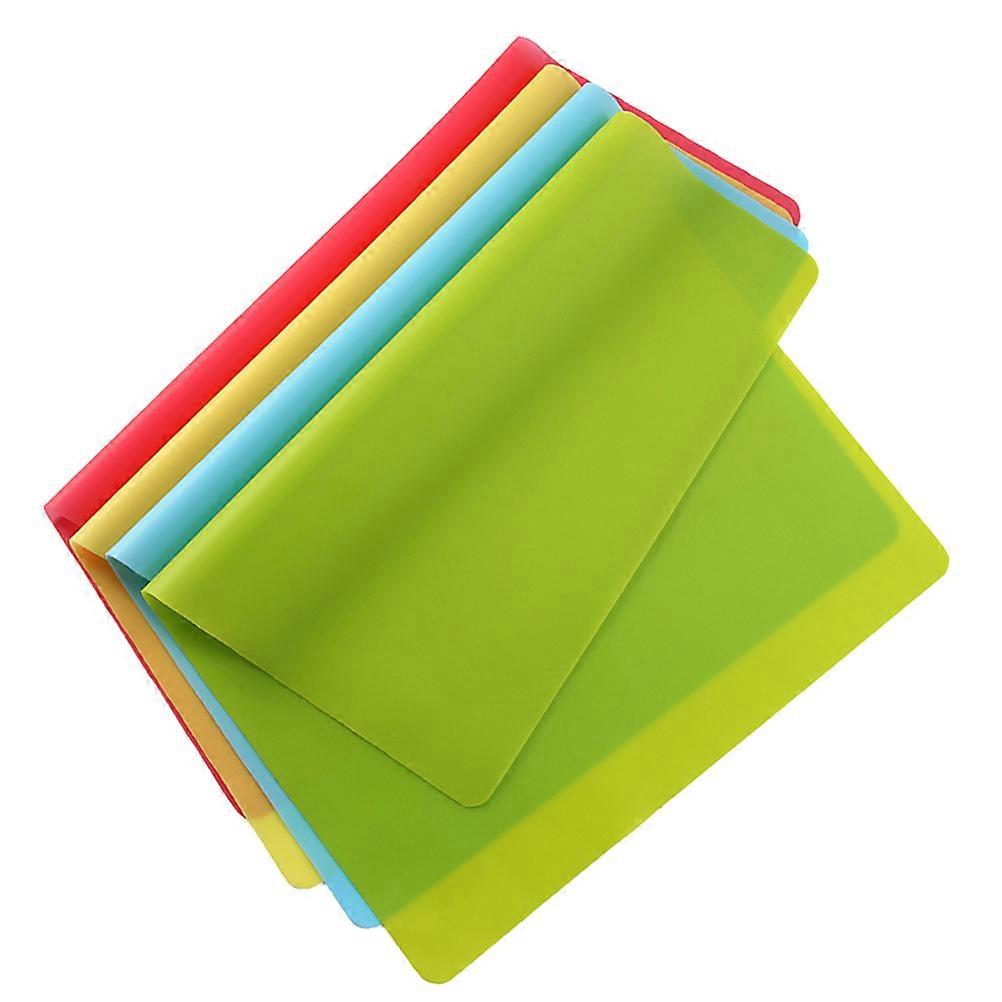 Insulation Mat Silicone Hot Pad for Kitchen Use 4Pcs Multicolor Set