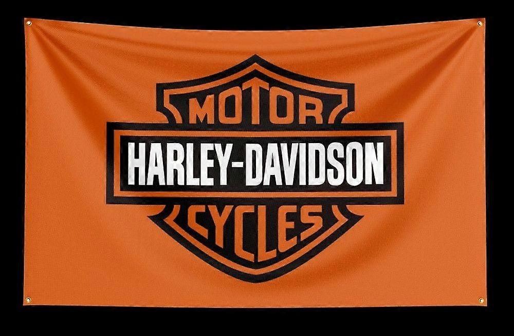 Drapeau avec logo Harley Davidson Y00641