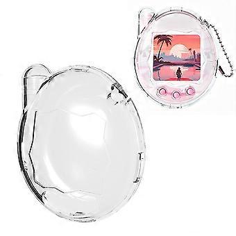 Custodia rigida in PC trasparente e glitterata per Tamagotchi Connection V3 - Cover antiurto per animale domestico elettronico