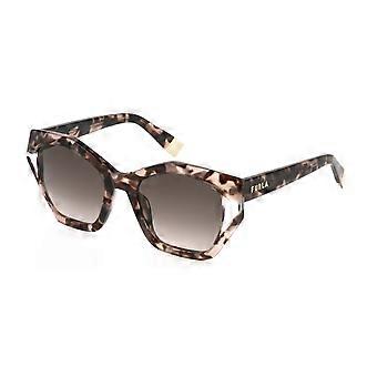 Solglasögon Furla SFU885V 0XAP FANTASIA Brown 54/20/140 KVINNA
