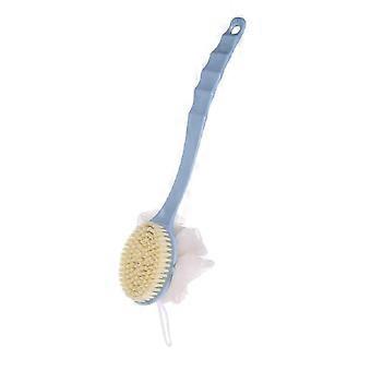 Long Handle Shower Brush, Multi-Purpose Brush compatible with Back Exfoliation And Shower Cleaning