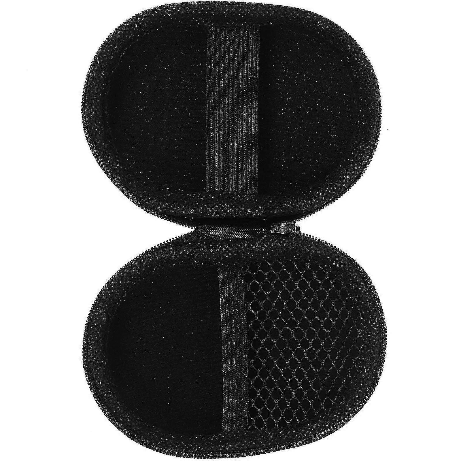 Multi-Functional Earphone Organizer Bag For General Users Grey EVA Convenient Storage Solution 2Pcs