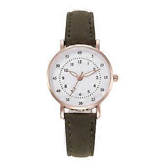 Round Dial Simple Wristwatch – For Teens Boys Girls Casual