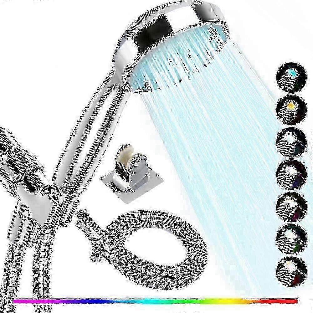 7 Color LED Shower Head