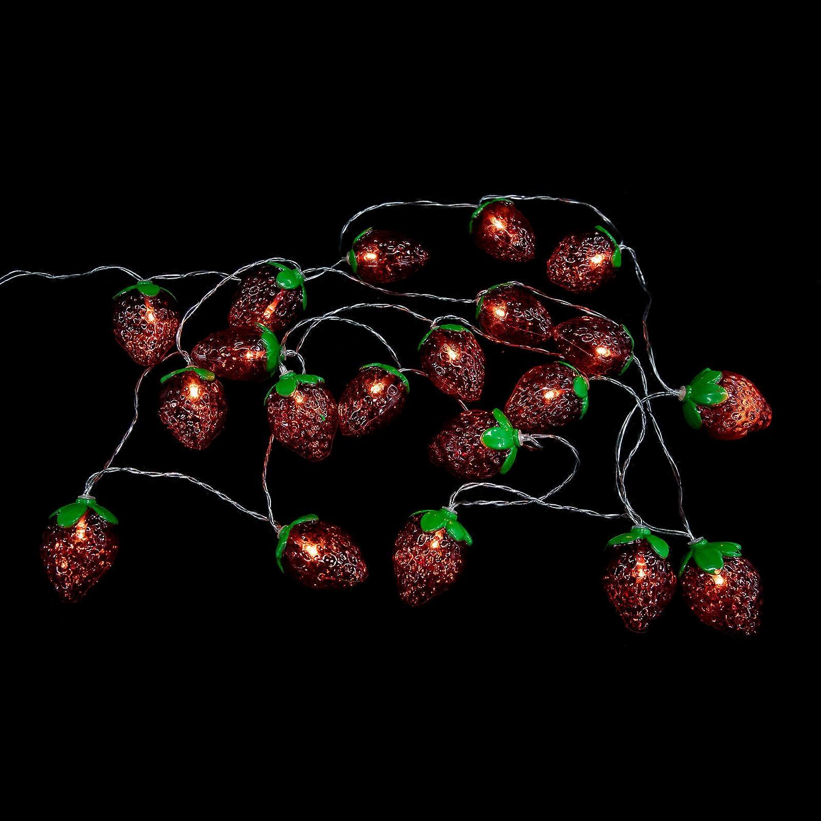Strawberry Lamp Delicate Scene String Light for Decor Indoor LED String Light