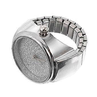Assista Anéis Personalidade Feminina Simples Glitter Ring Watch Presentes para Homens Mulheres
