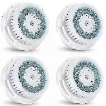 Lot de 4 têtes de brosse nettoyantes en profondeur compatibles avec Clarisonic Mia 1 et Mia 2 pour un nettoyage en profondeur des pores