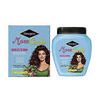 Mais Cachos Krullend Haar Behandeling, Mais Cachos Hydrateert Krullen, Elimineert Anti-Frizz, 2 In 1 Conditionerende Behandelingscrème en Crème om te Kammen 4oz