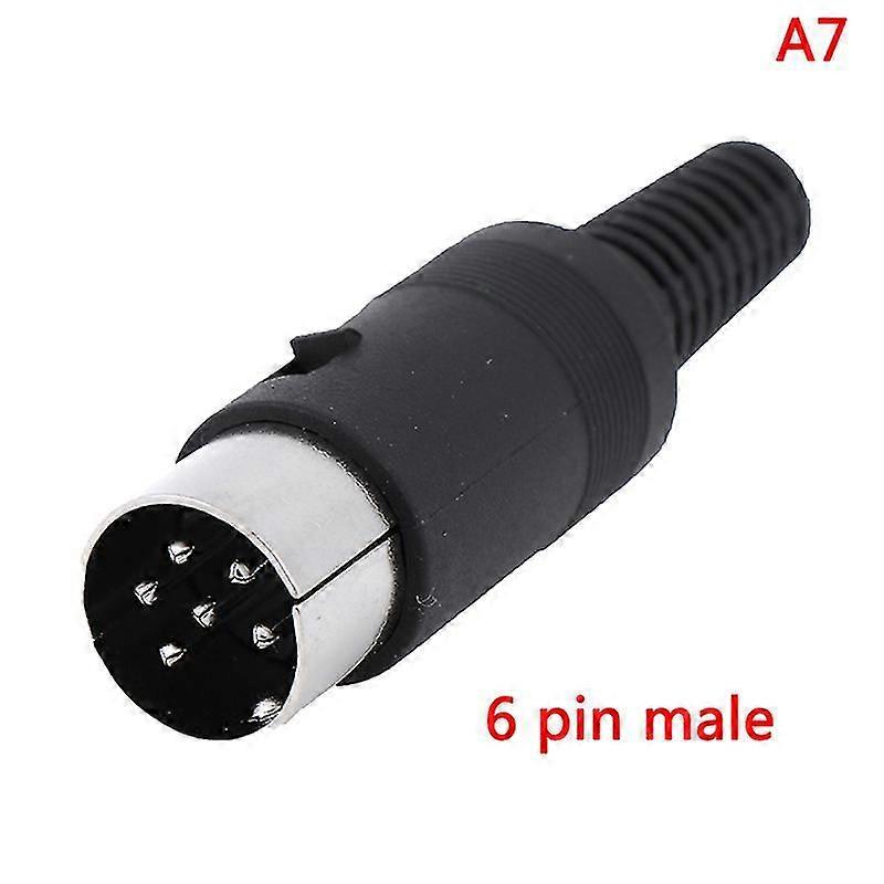 Din Plug Socket Connector 3/4/5/6/7/8 Pin Male/female Chassis Cable Mount