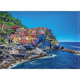 Jigsaw Puzzles 1000 Pieces Cinque Terre Italy Landscape Puzzle Natural Scene Hard Puzzles for Adults Teens Kids Interactive Toy Brain Teaser