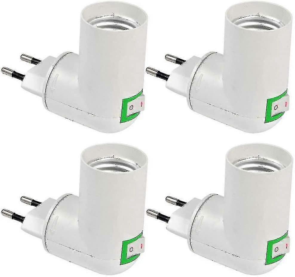 E27 Socket With Wireless Switch Base For E27 Led Light Bulb Plastic Socket